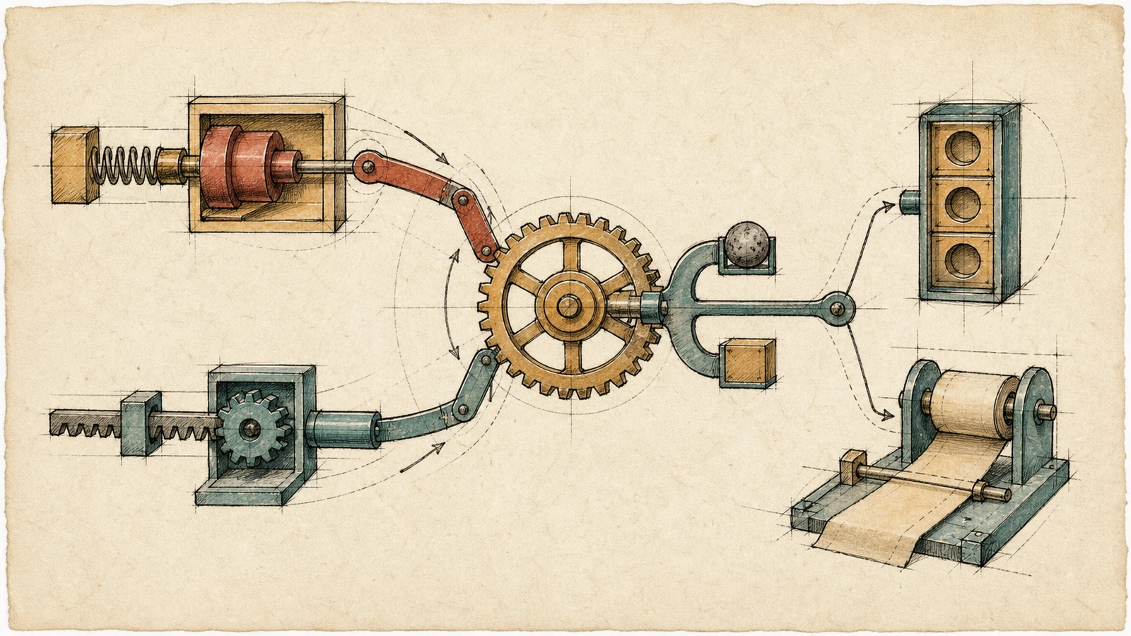 Two hand-drawn bit-operation paths merge into one rotation while mixed numeric feedback preserves a three-cell array and its unrolled loop.