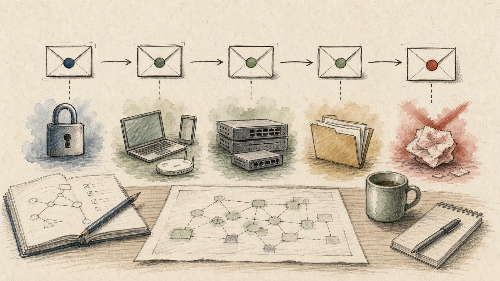 Five HTTP requests run from authentication through device and controller enumeration to configuration export.