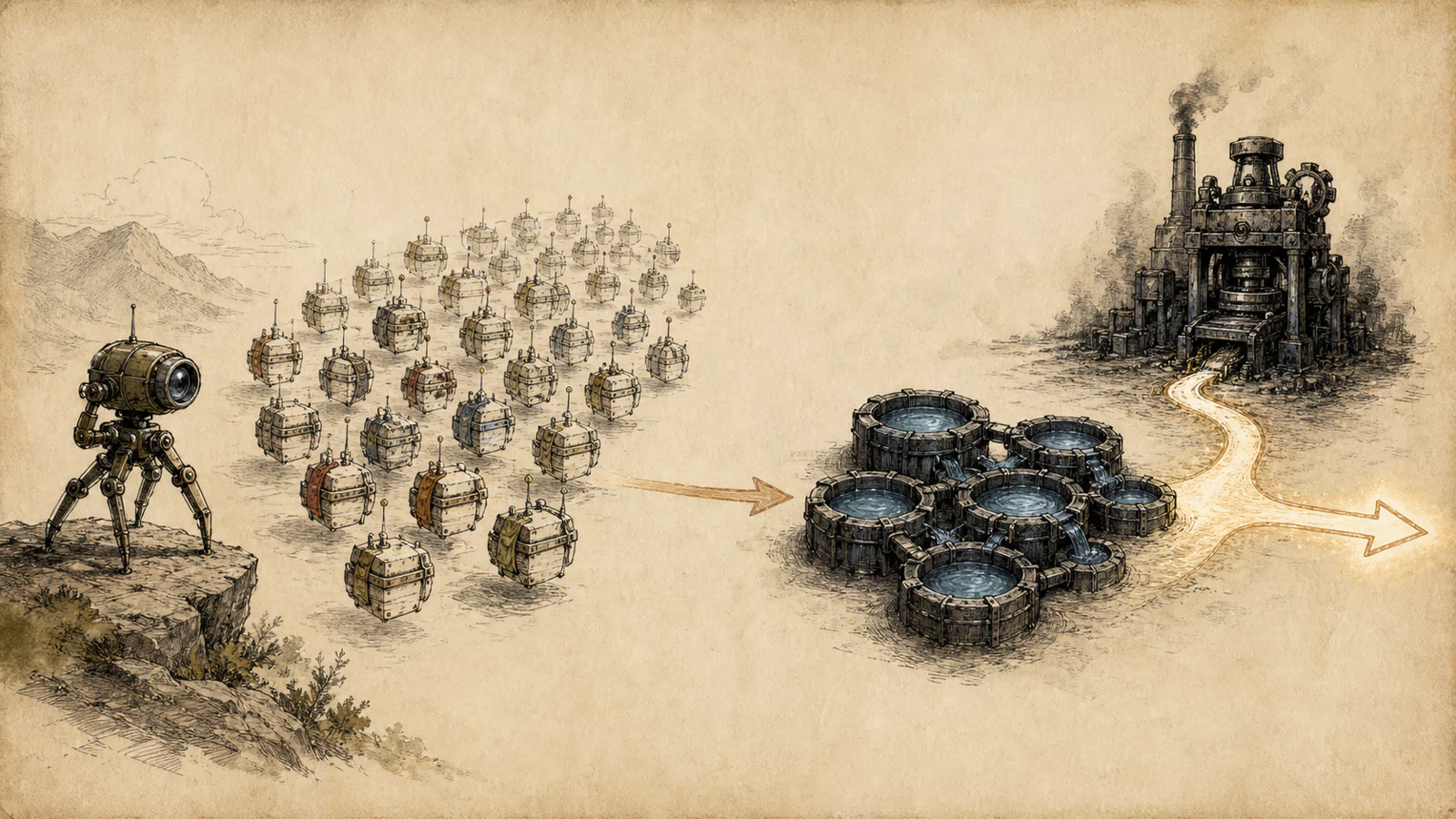 A mechanical market observer faces counterfeit token vessels, pool basins, an attacker-controlled factory, and one unusually attractive route ending at real-token authority.